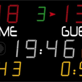 Универсальное табло для игровых видов спорта, модель 452 MF 7120