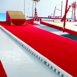 Дорожка акробатическая с рулонной ковровой дорожкой  - 14х2 м