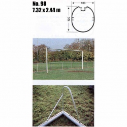 Ворота футбольные алюминиевые 98