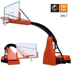 Стойка баскетбольная передвижная модели Hydroplay ACE. Сертификат FIBA.